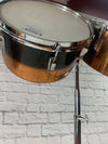 Ludwig Copper Timbale Set 13 14 with Stand Timbales