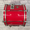 Pearl Export 5 Piece Drum Kit Red 22 16 14 13 12