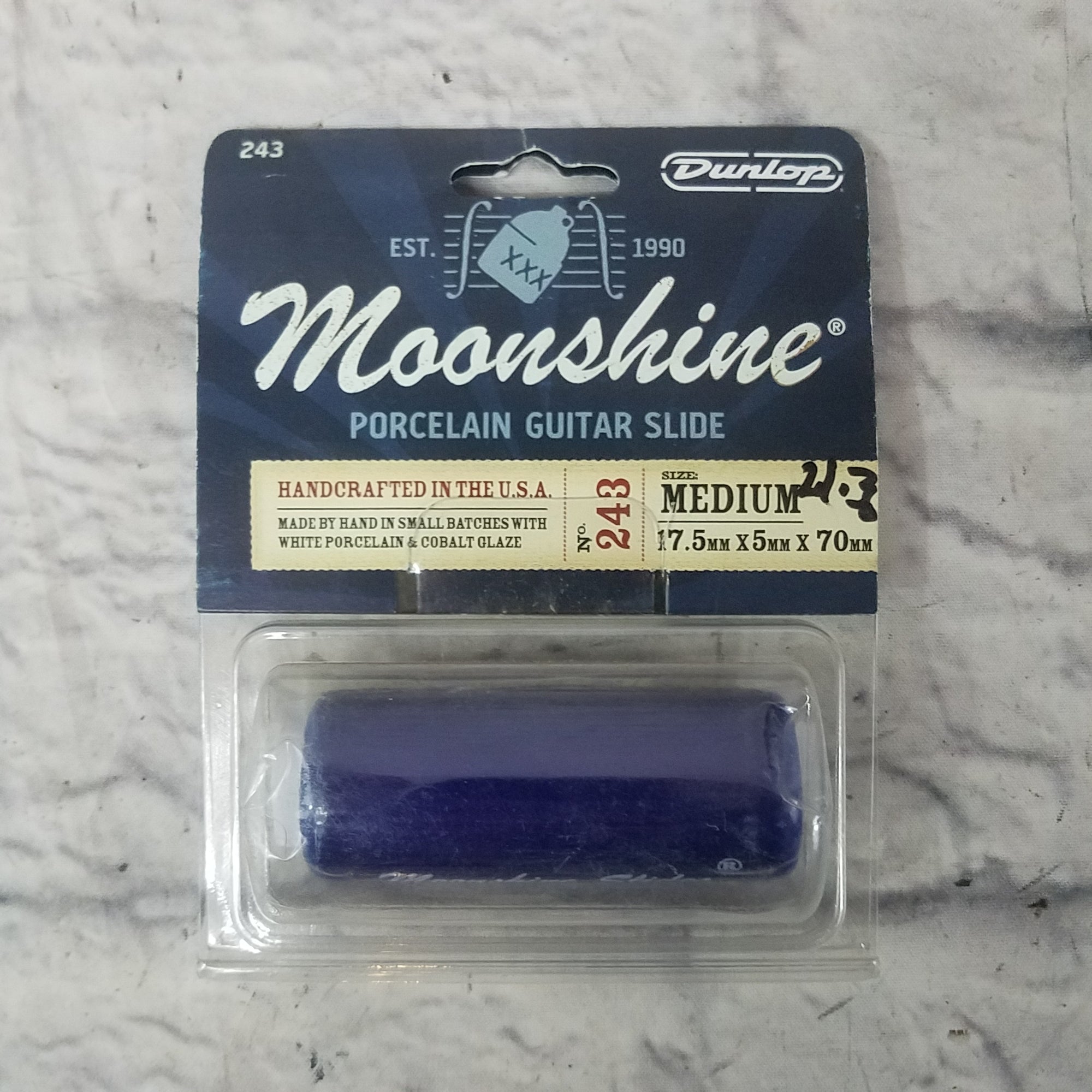 Dunlop Moonshine Porcelain Guitar Slide 243 MED