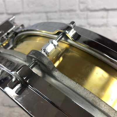 Pearl 14x3 Free Floating Brass Snare Drum 1980s