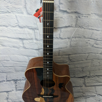 Luna Vista Bear Acoustic-Electric w/ Case Natural