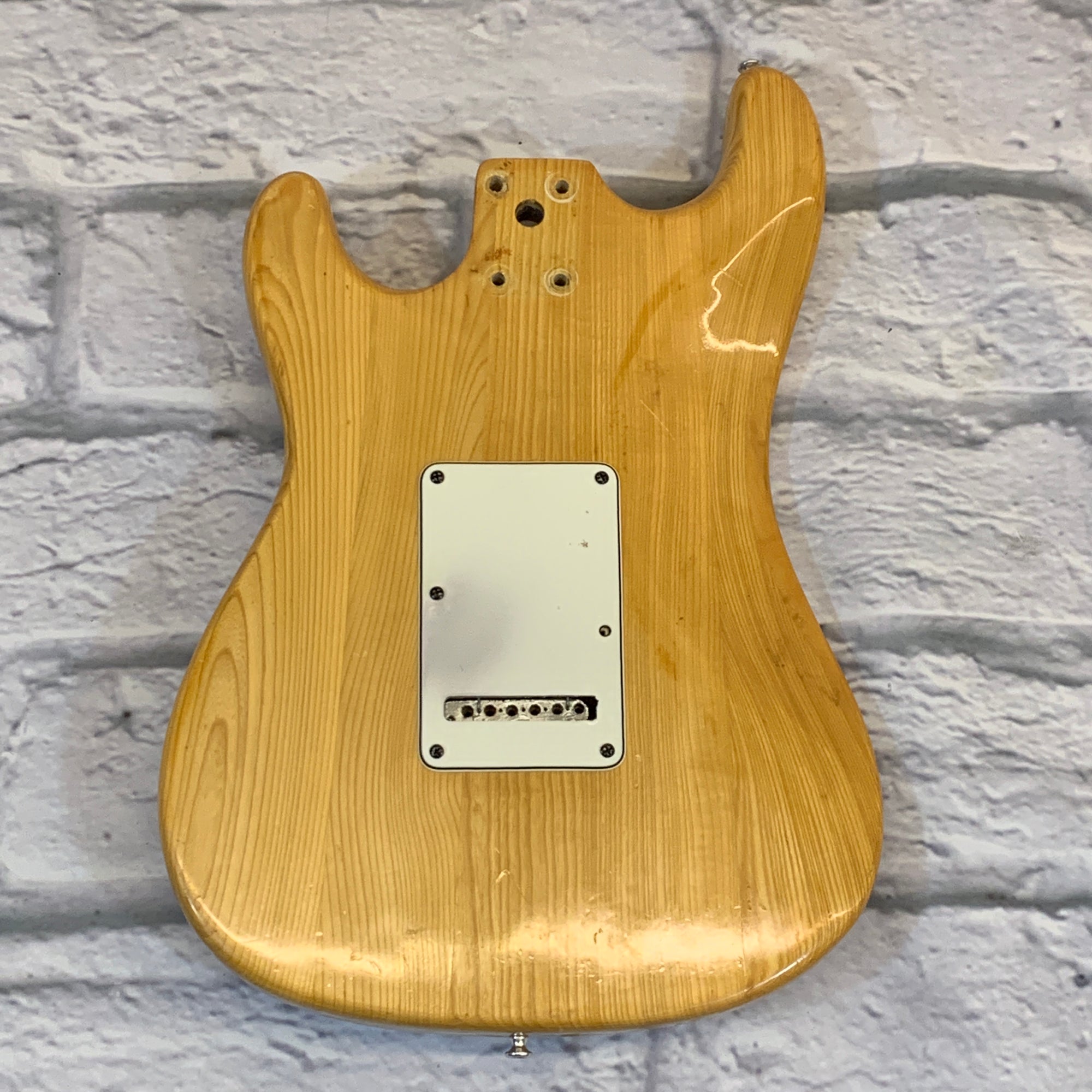 Loaded HSS Electric Guitar Body Natural w/ Alnico Pickups