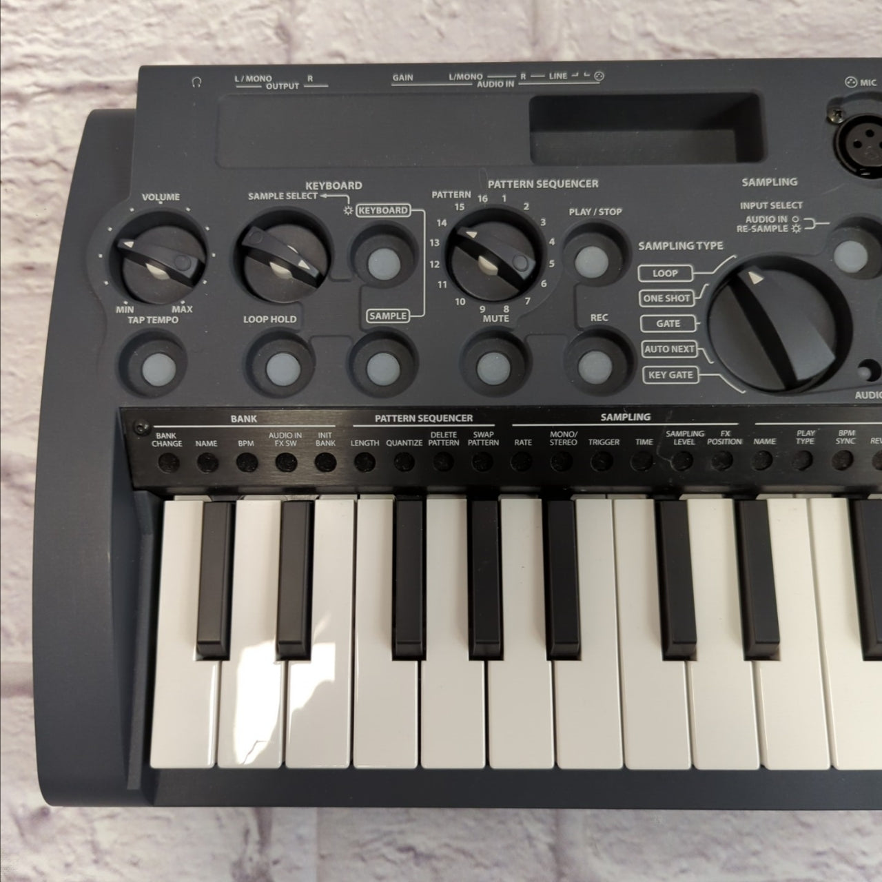 Korg MS-1 Micro Sampler Keyboard No Power Supply