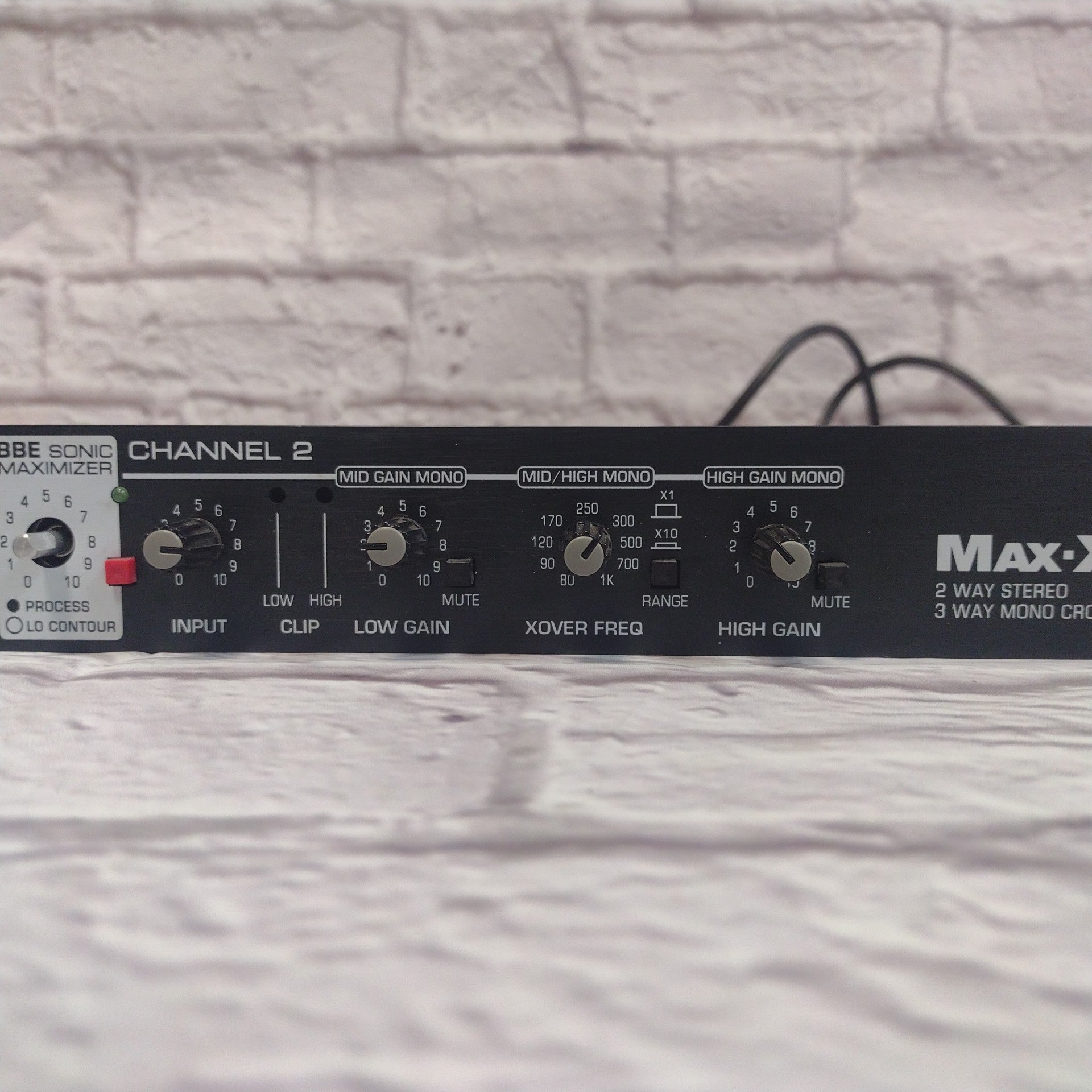 BBE Max-X3 Rack Mount Crossover