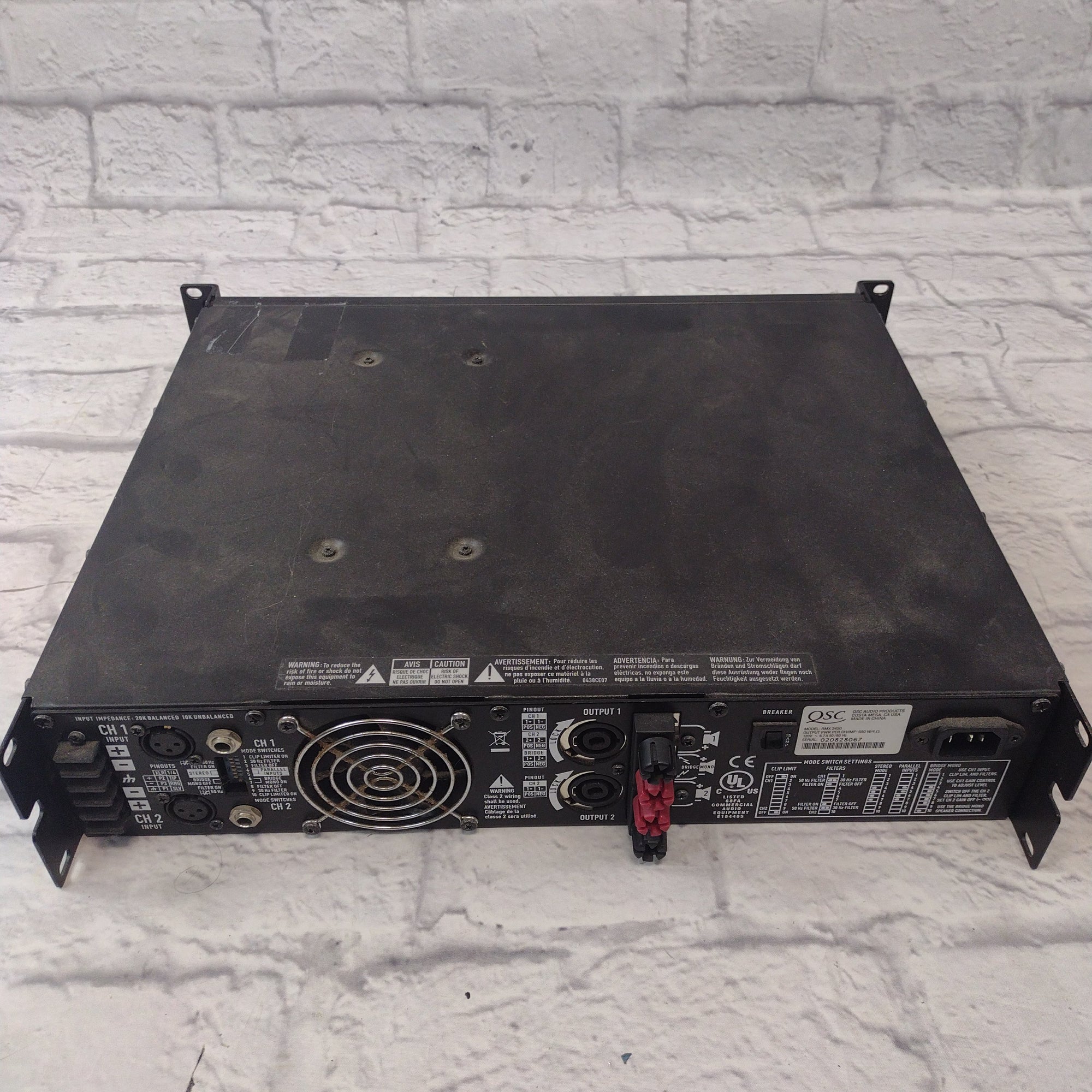 QSC RMX2450 Power Amp
