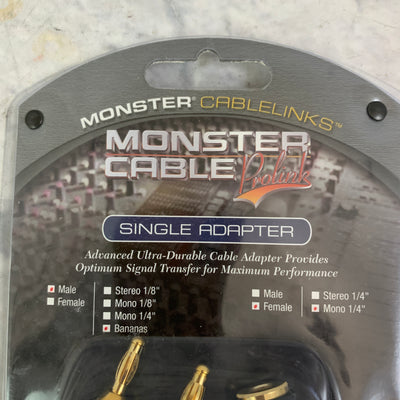 Monster 1/4" to Banana adapter
