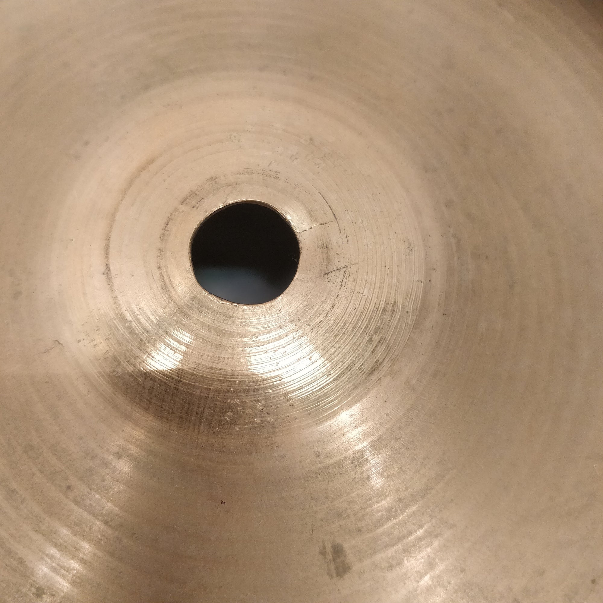 Vintage Late 60s Zildjian 17in Thin Crash Cymbal