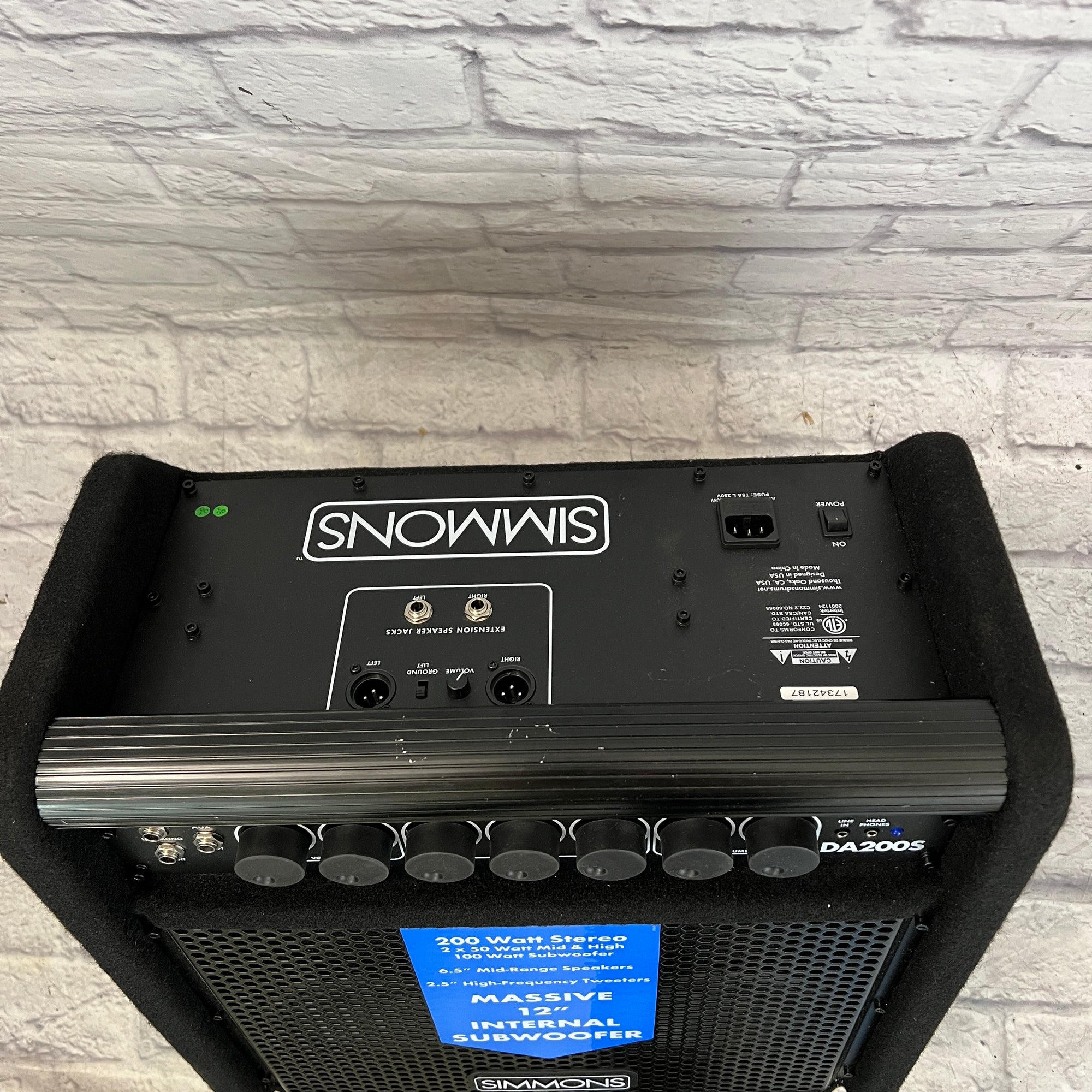 Simmons DA200S Electronic Drum Amp
