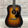 Martin DX1AE Macassar Burst Acoustic - Electric Guitar