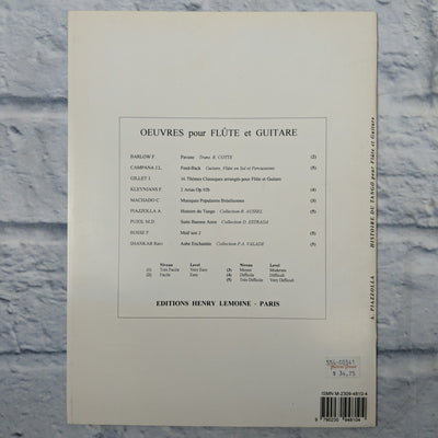 Histoire du tango (French Edition)La Guitare/ Collection Roberto Aussel  Histoire Du Tango Pour Flute et Guitare Astor Piazzolla