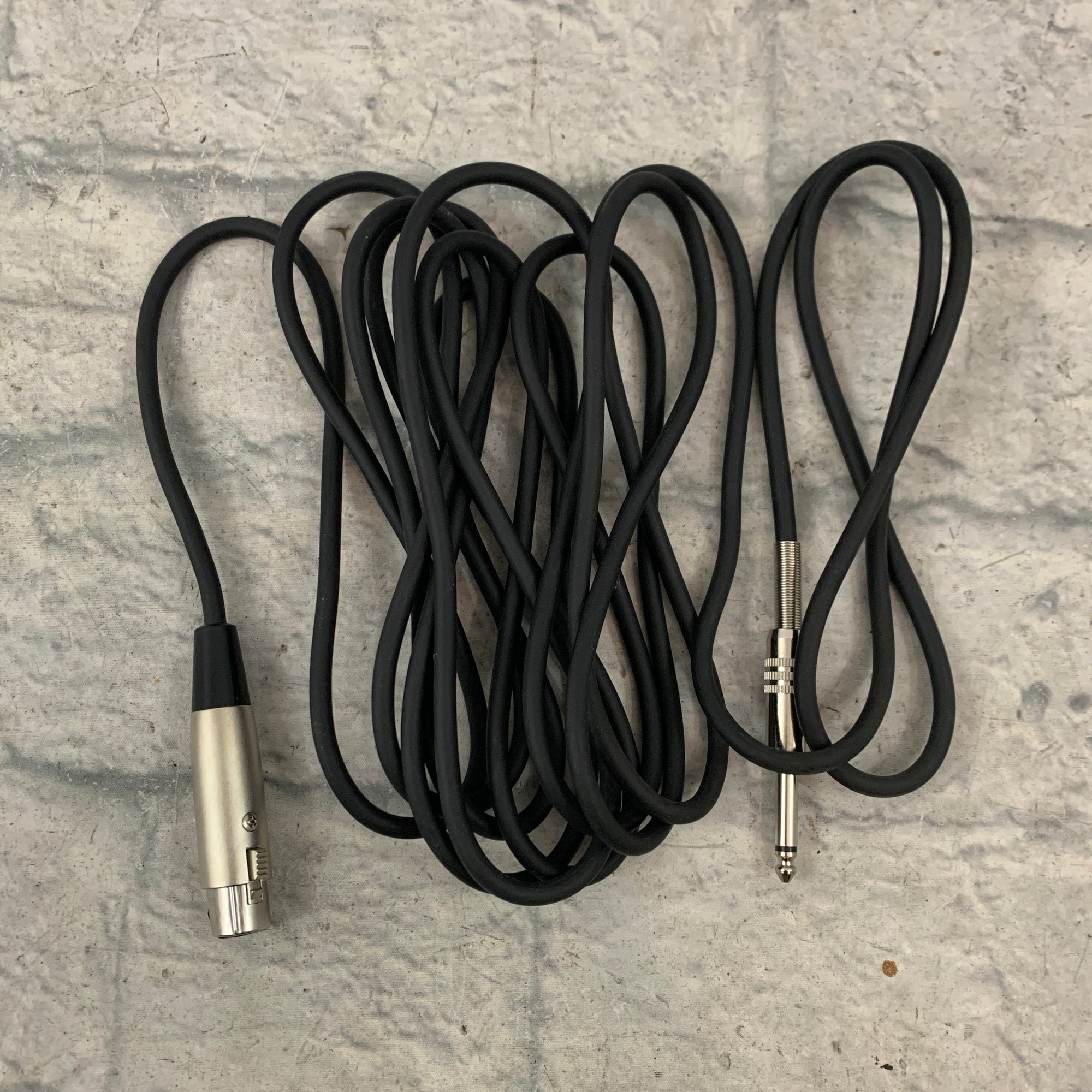 Unknown XLR to 1/4" TS Cable 15ft