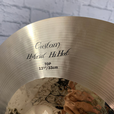 Zildjian 13 1/4" Custom Hybrid Hi Hat (Pair)