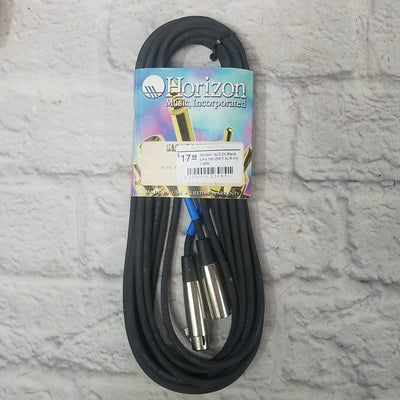 Horizon ALZ-25 Black Lo-z Mic 25FT XLR f/m Cable