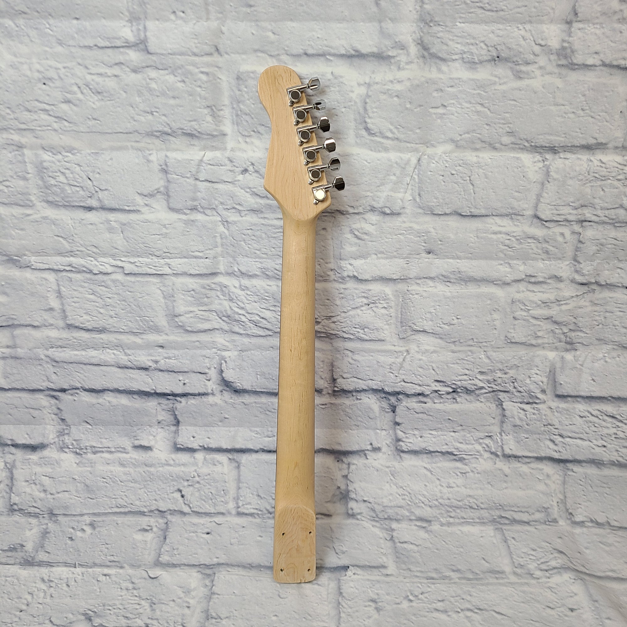No Name Fretted Maple w/ Rosewood Fretboard S-Style Bolt On Electric Guitar Neck w/Tuners