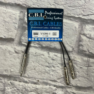 CBI 22-Gauge Y-Cable -1'