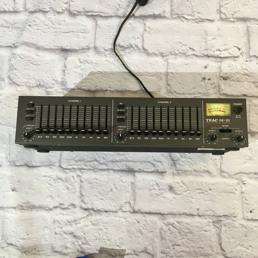 Teac GE-20 Graphic Equalizer with VU Meter