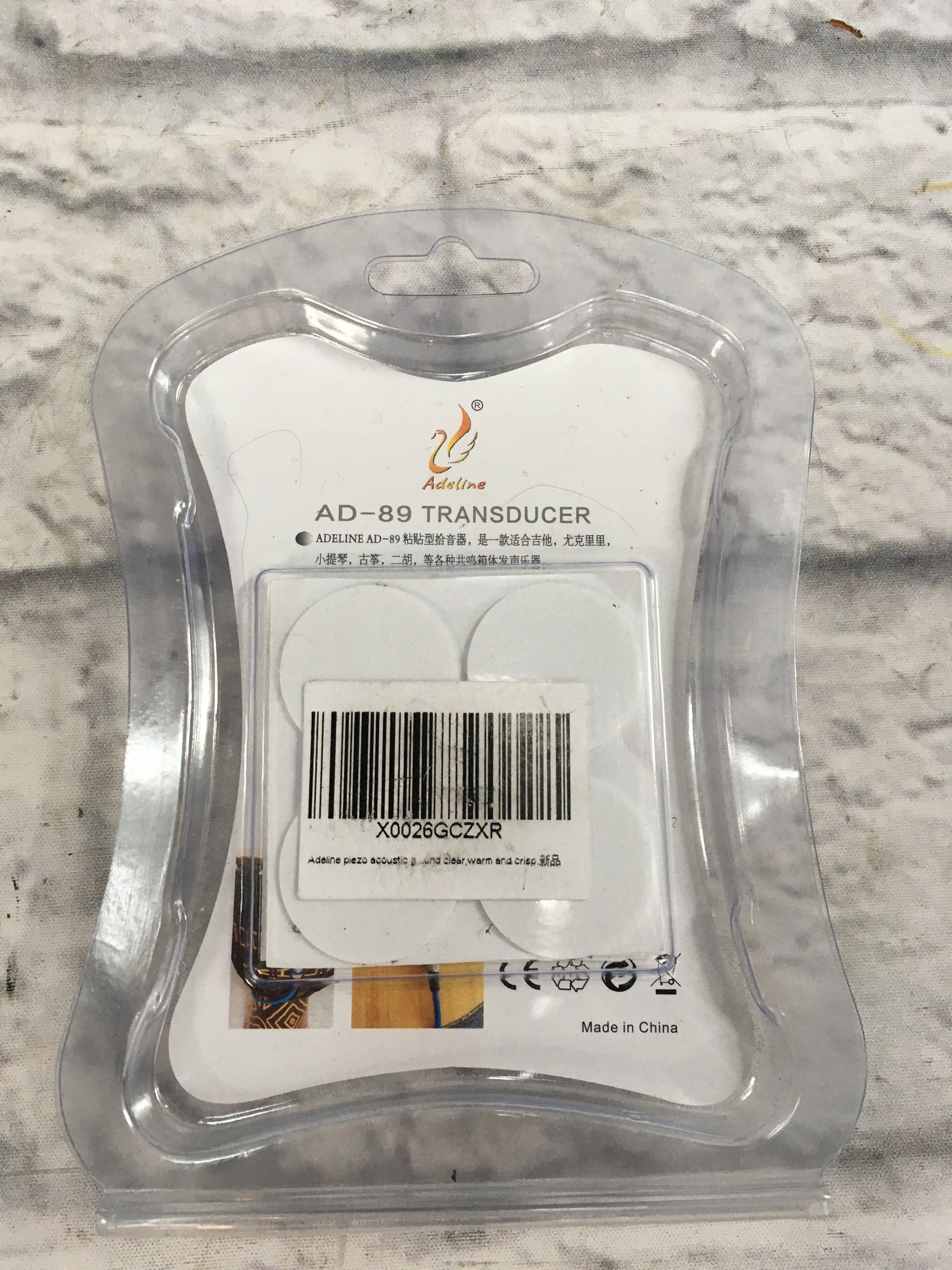 Adeline AD-89 Mini Piezo Classical Guitar Pickup