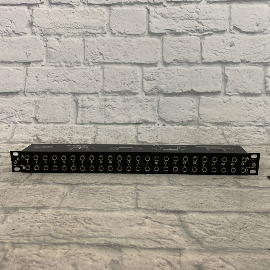 Neutrik NYS-SPP-L 48-point 1/4" TRS Balanced Patchbay