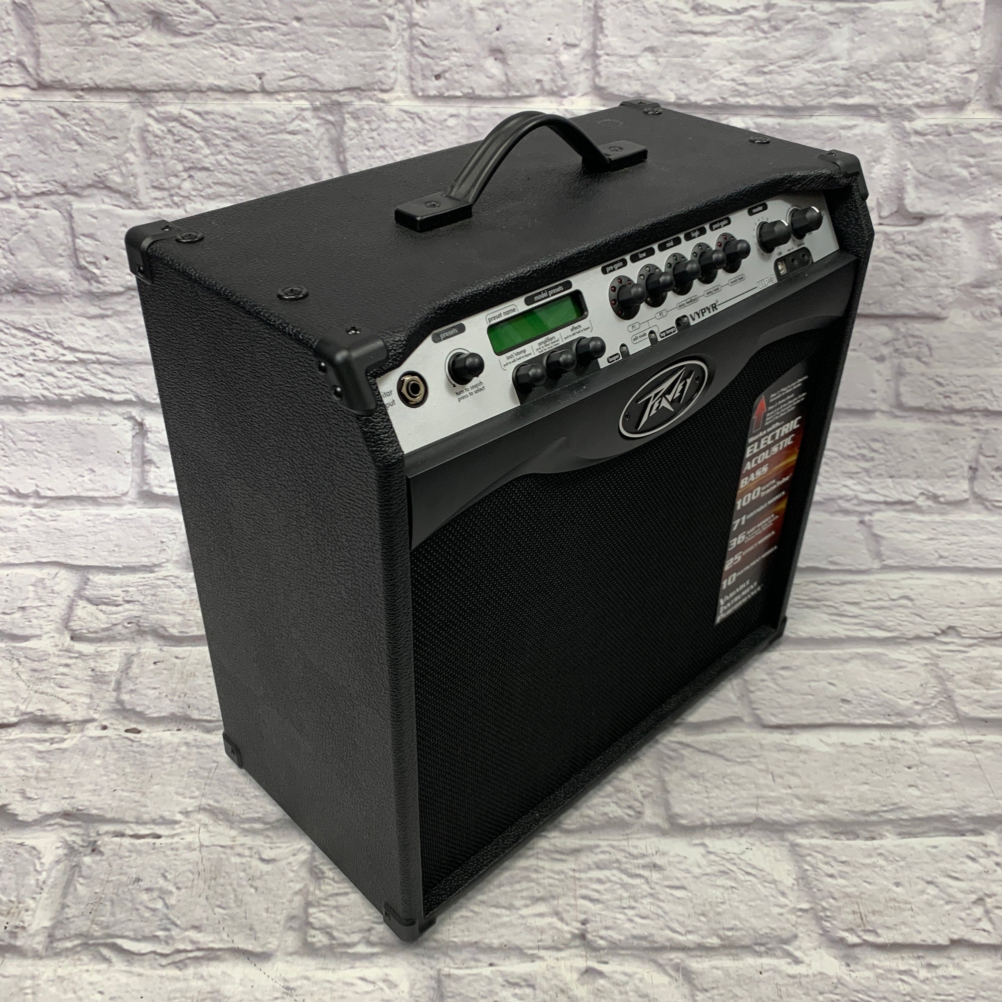 Peavey Vypyr VIP 3 100W 1x12" Guitar Acoustic Bass Combo Amp