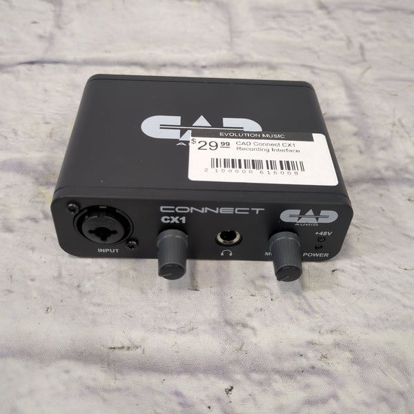 CAD Connect CX1 Recording Interface - Evolution Music
