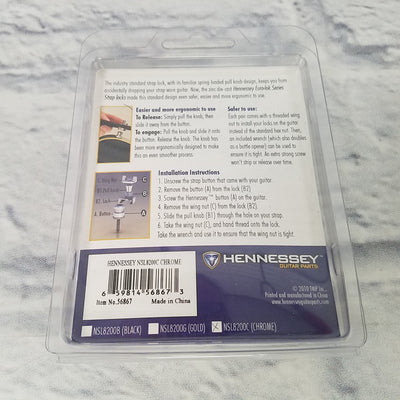 Hennessey EuroLock Strap Lock Set Chrome