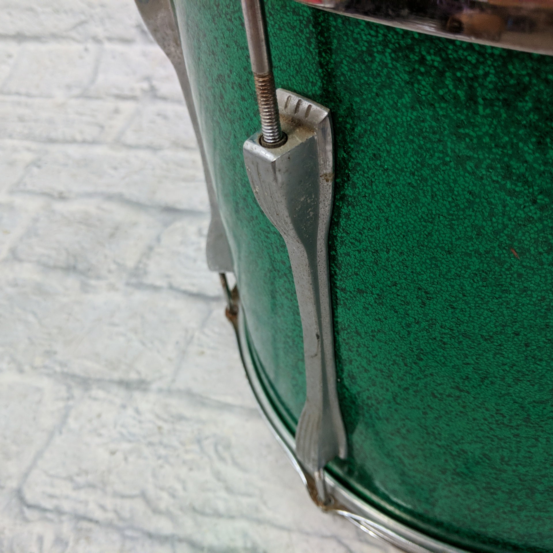 Ludwig 3 Ply Green Sparkle 15x12 Rack Tom