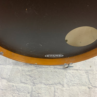 Vintage 1963 Ludwig KeyStone Badge Black Diamond 20x14 Bass Drum