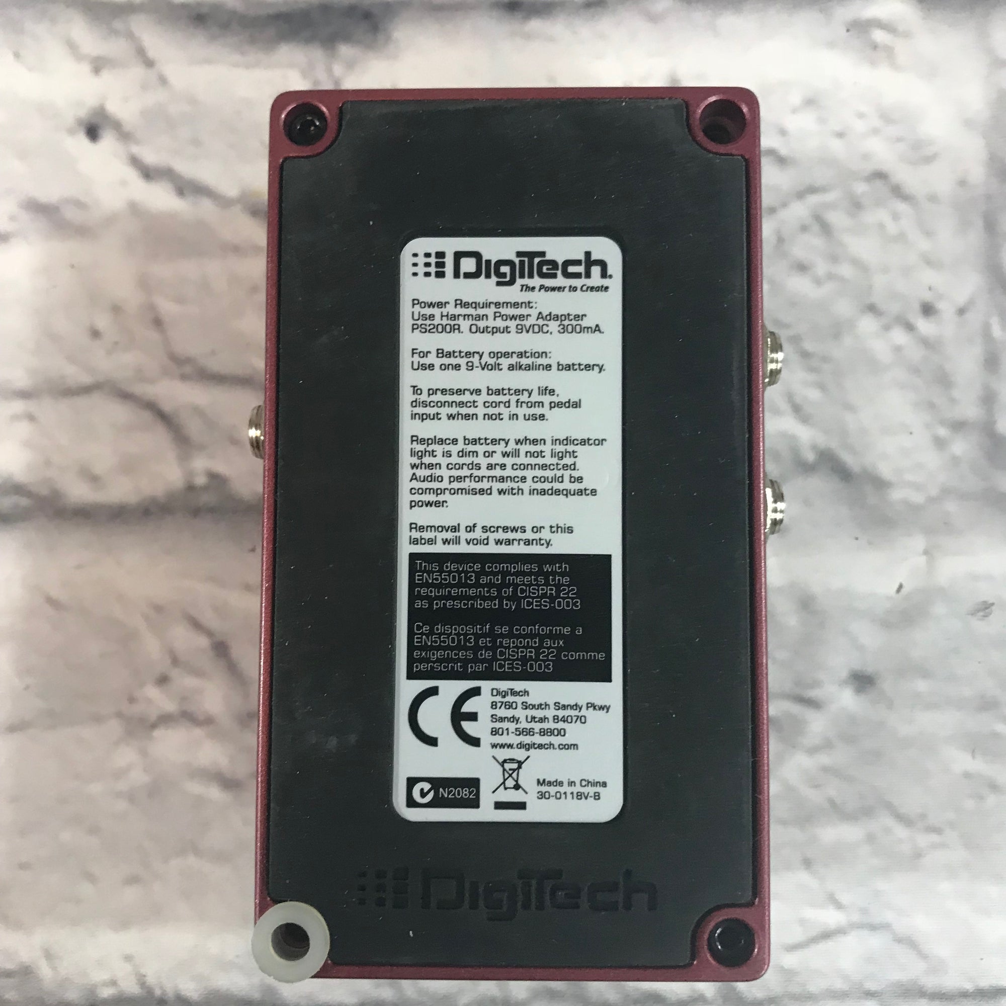 Digitech Bass Driver Bass Overdrive/Distortion Pedal