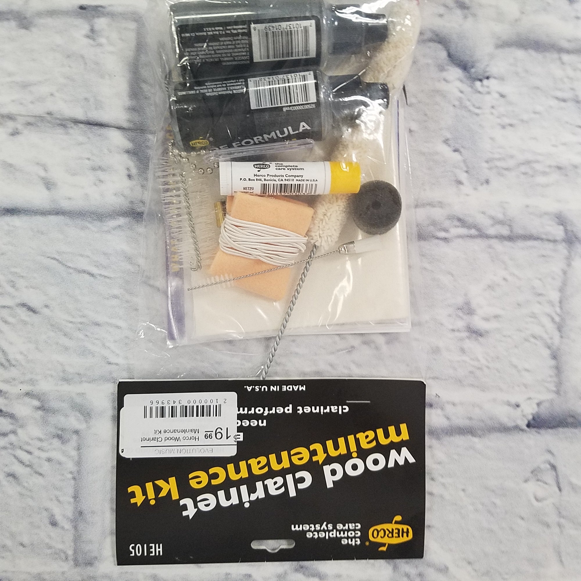 Herco Wood Clarinet Maintenance Kit