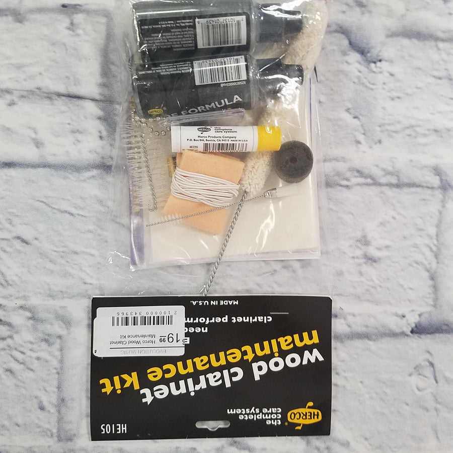 Herco Wood Clarinet Maintenance Kit