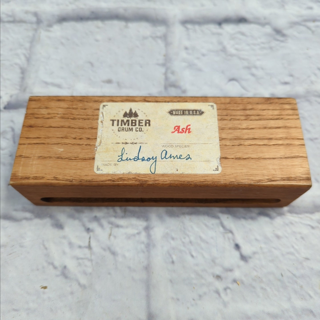 Timber Drum Co. Ash Wood Block