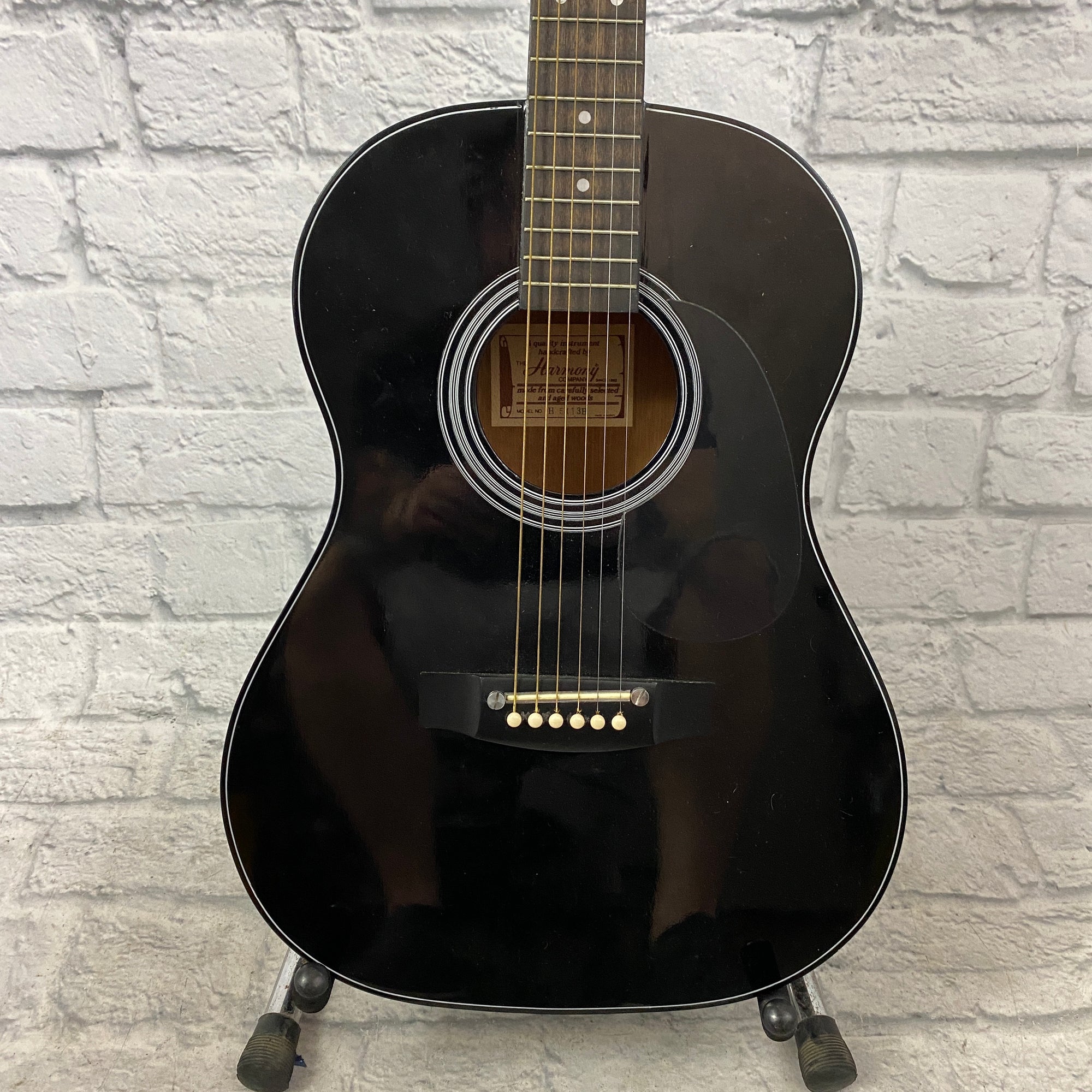 Harmony H5413B Parlor Acoustic Guitar