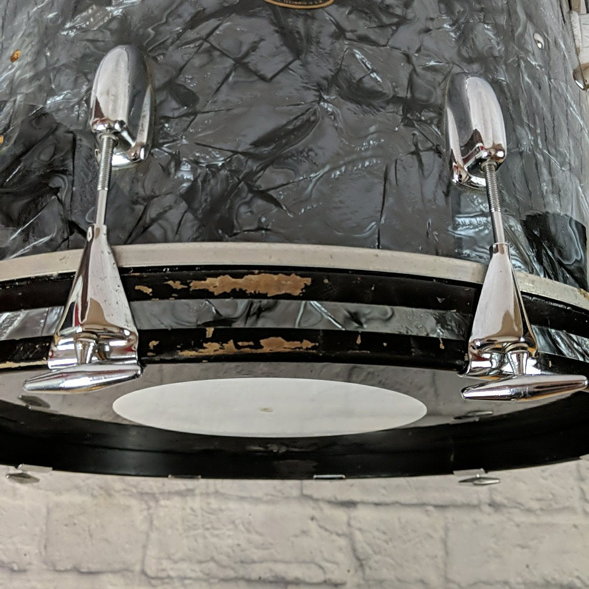 Slingerland 22 x 14 Black Oyster Bass Drum