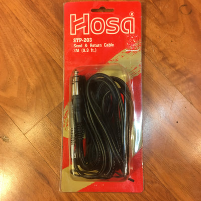 Hosa STP-203 10ft Stereo 1/4in to Dual Mono 1/4