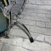 80s Ludwig Transitio n Badge Chrome over Wood Bass Drum