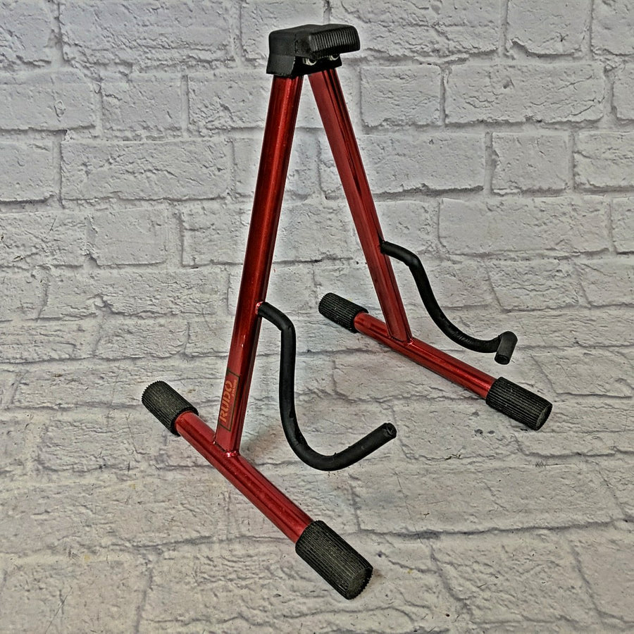 Rudo Collapsible A Frame Guitar Stand - Red