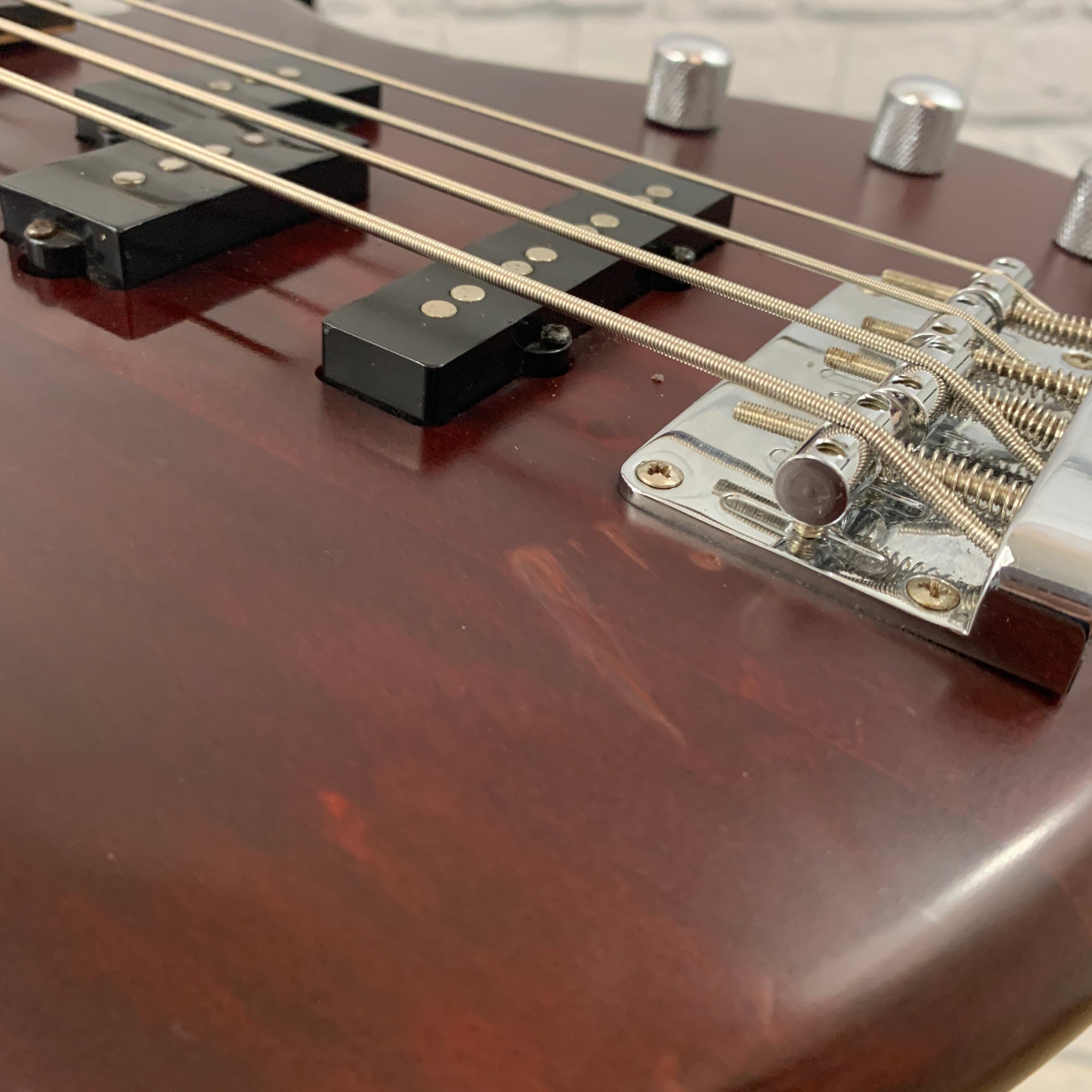 Cort Action Bass P/J 4 String Burgundy Finish
