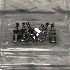 Modern Strat Style Chrome Saddles