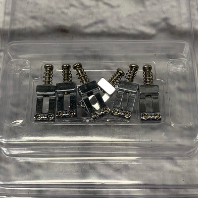 Modern Strat Style Chrome Saddles