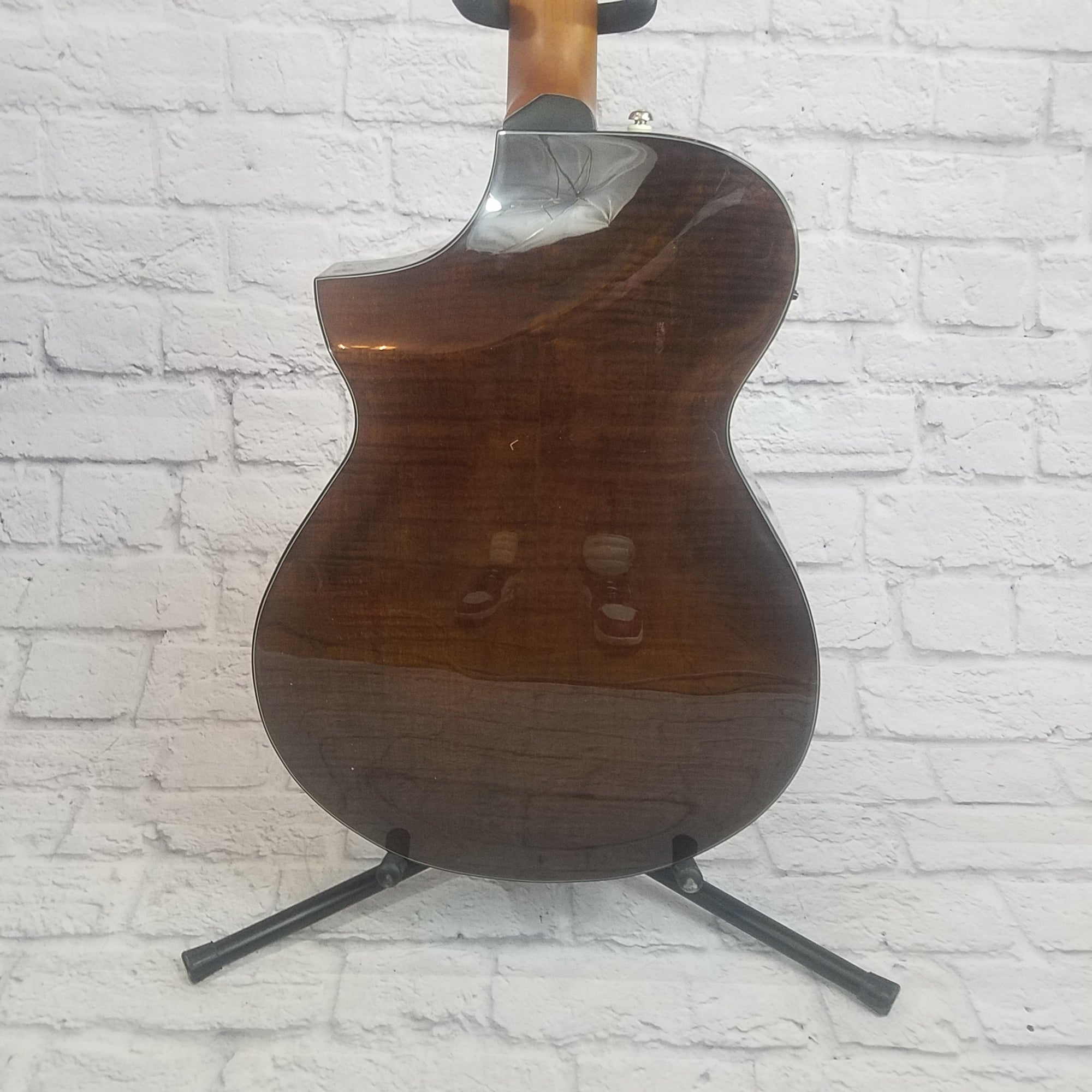 Ibanez AEWC300 Acoustic Electric Guitar w/Solid Spruce Top - Natural Browned Burst High Gloss