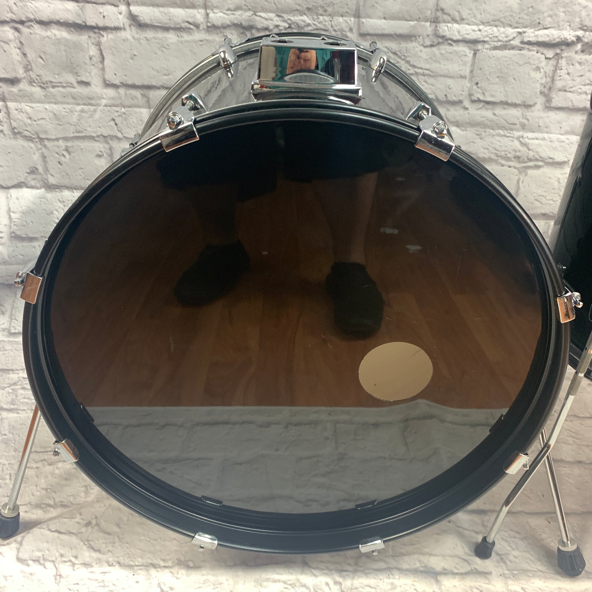 Sound Percussion 4pc Drum Kit Black