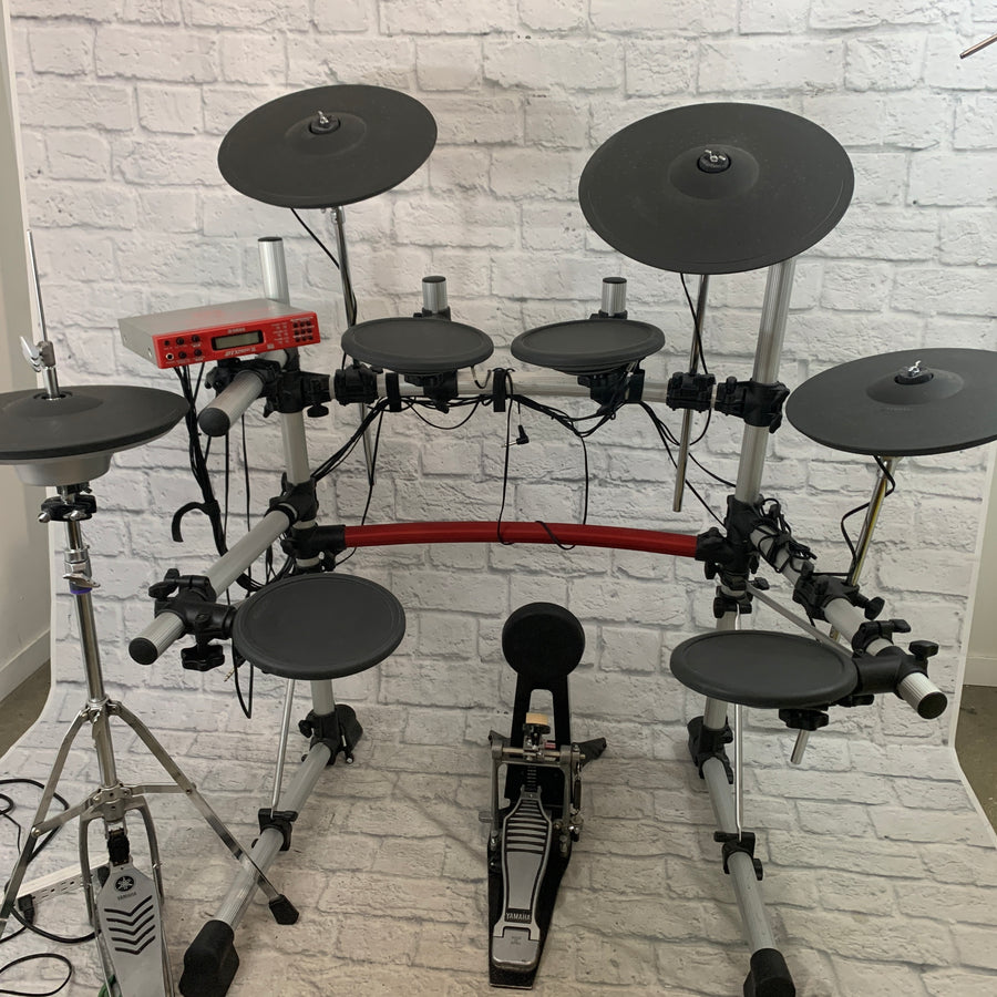 Yamaha DTExpress III Electric Drum Kit with Extra Cymbal and Hi-Hat Stand