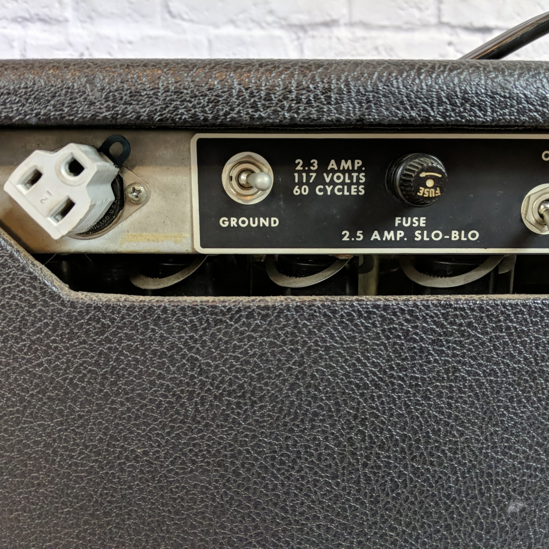 1967 Fender Twin Reverb Blackface Chart Code QD with Altec Lansing Speakers