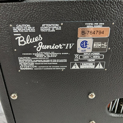 Fender Blues Junior Guitar Combo Amp