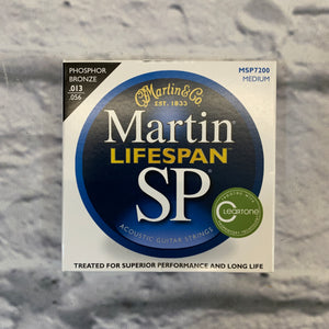 Martin SP Lifespan Medium Phosphor Bronze 13-56 Acoustic Guitar Strings