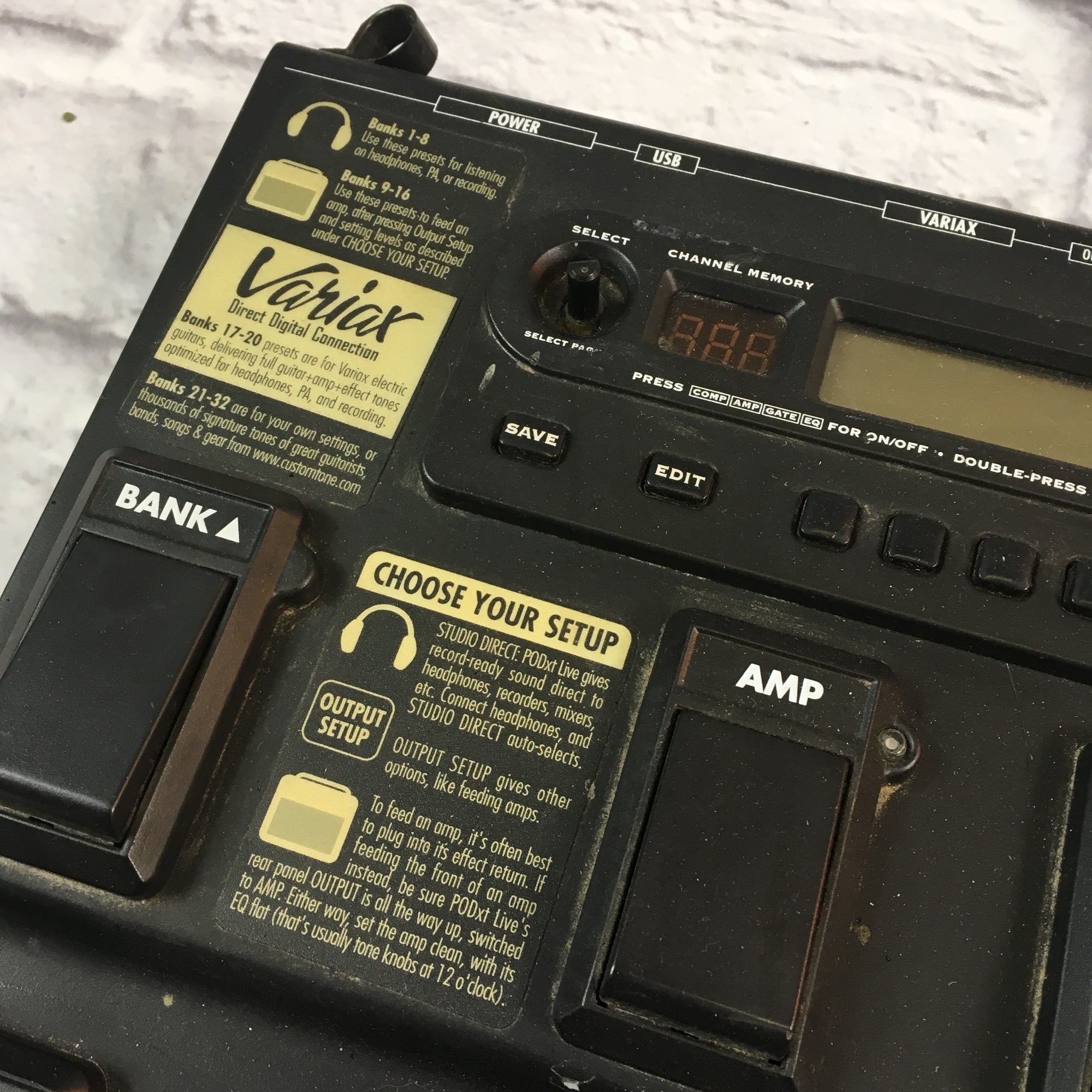 Line 6 Pod XT Live Multi-Effects Pedal