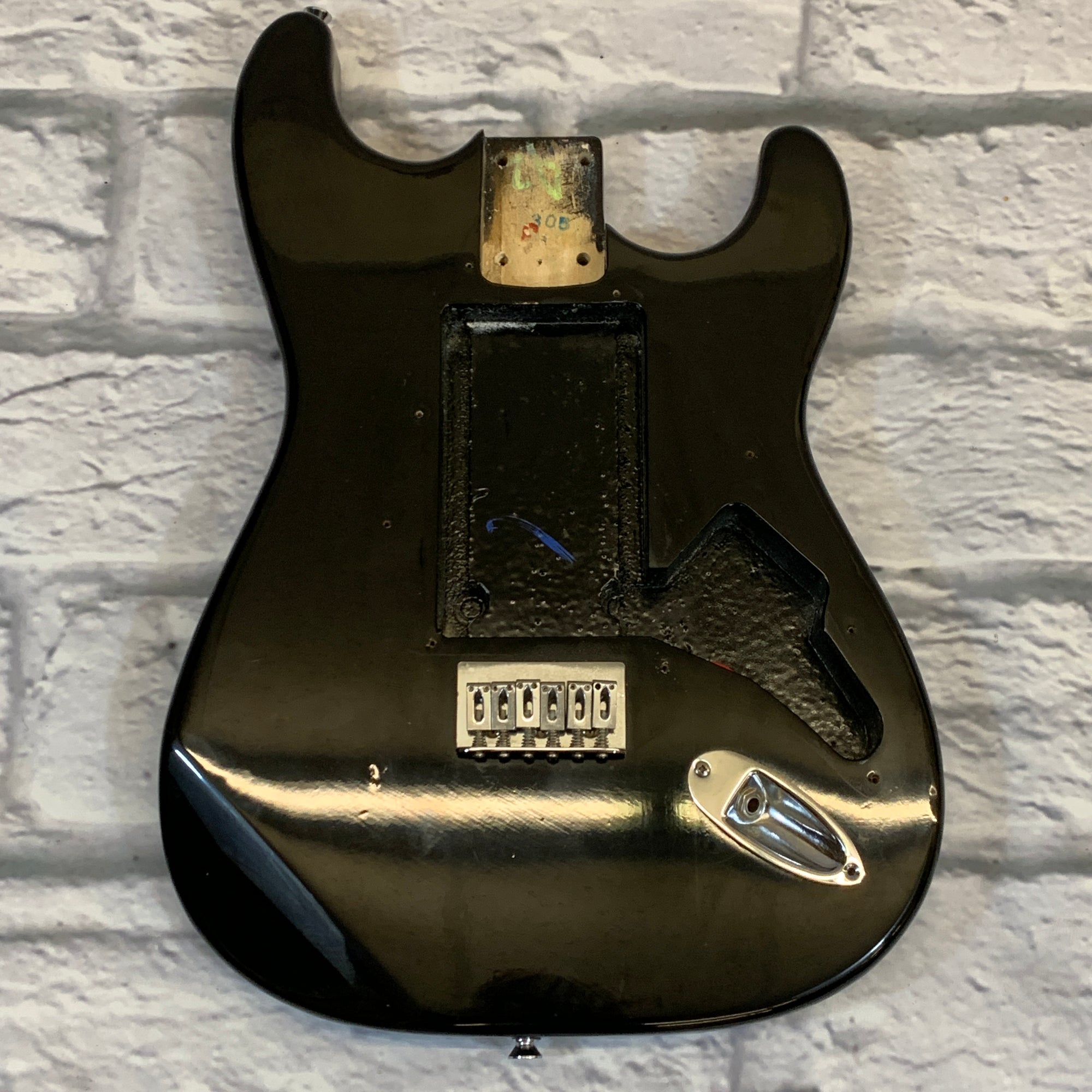 Unknown Electric Guitar Body Black