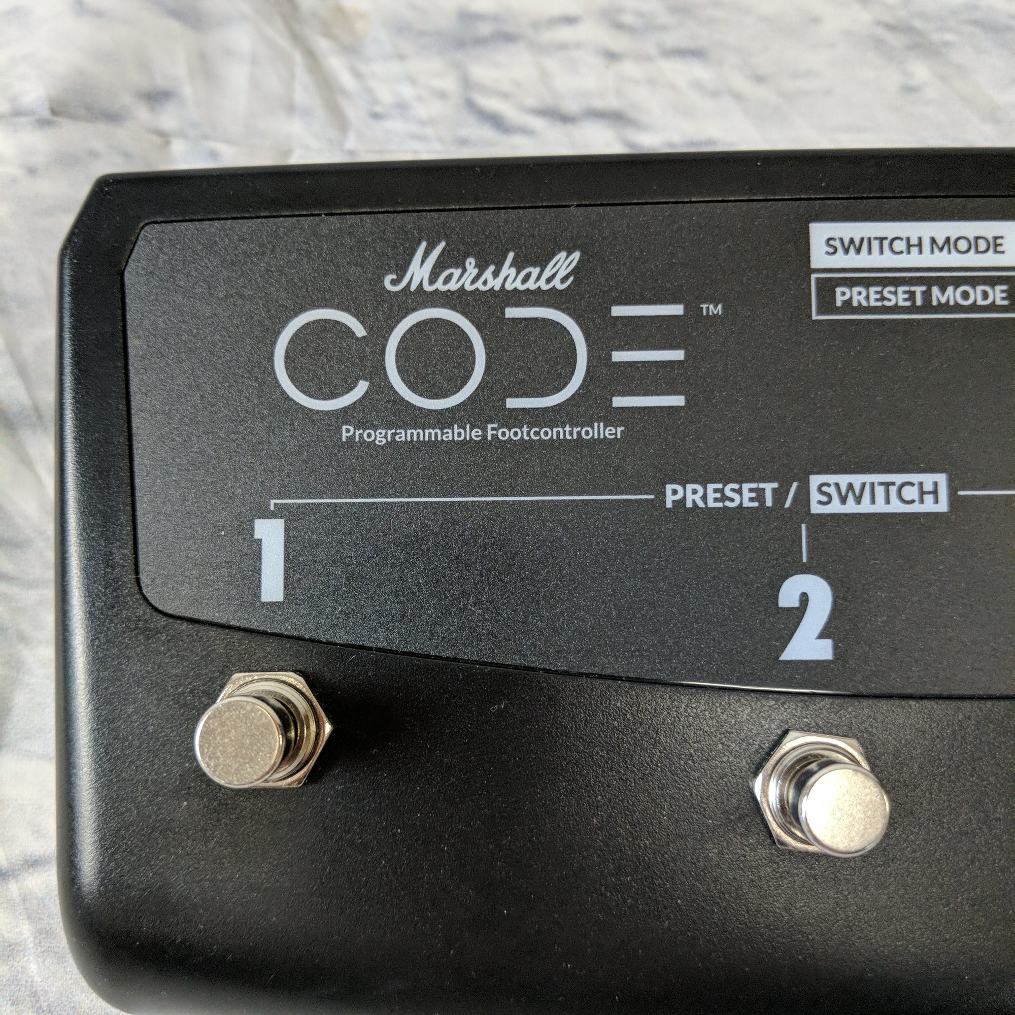 marshall code 50 pedal Marshall Code Footswitch (for the 25, 50 or 100 watt amps) Marshall PE