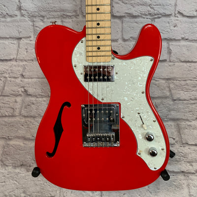 Xaviere Custom Guitars XV650 Thinline Telecaster Electric Guitar Red