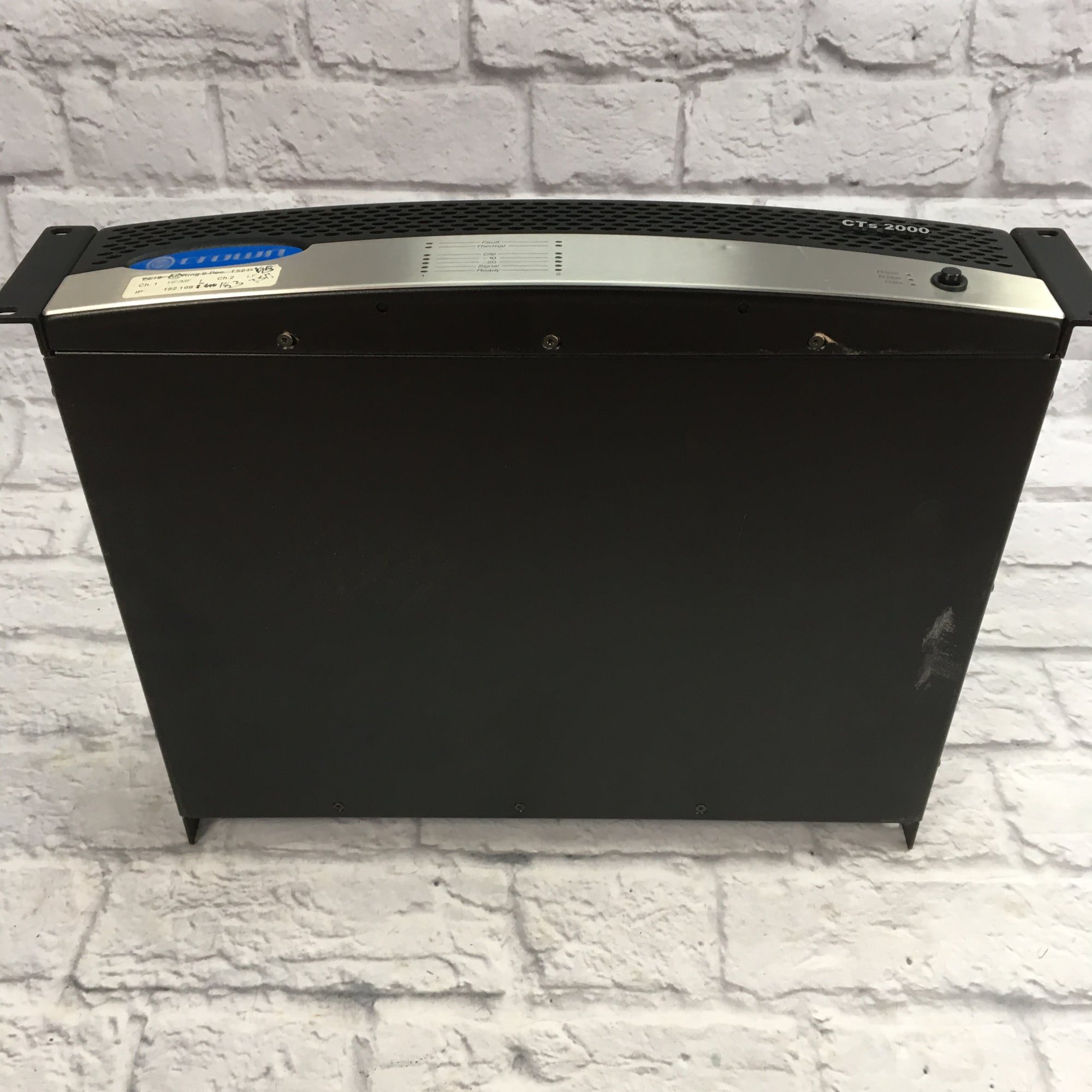 Crown CTS-2000 Power Amp with BBY P.I.P Card Installed